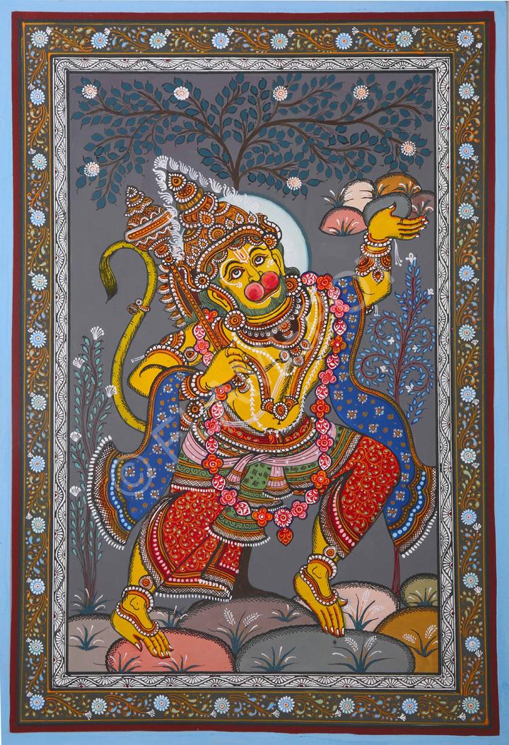 Hanuman <br> <span class="tsize">(18 X 12 in)</span>