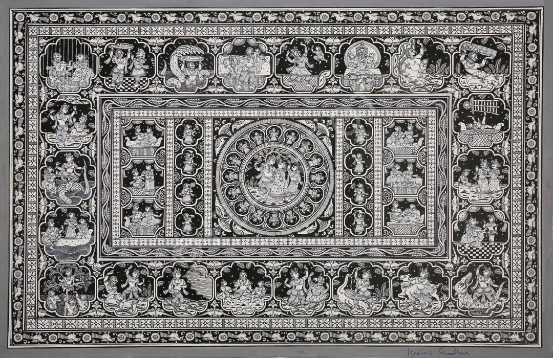 Krishna Leela <br> <span class="tsize">(12 X 18 in)</span>