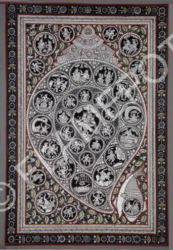 Krishna Leela <br> <span class="tsize">(19 X 13 in)</span>