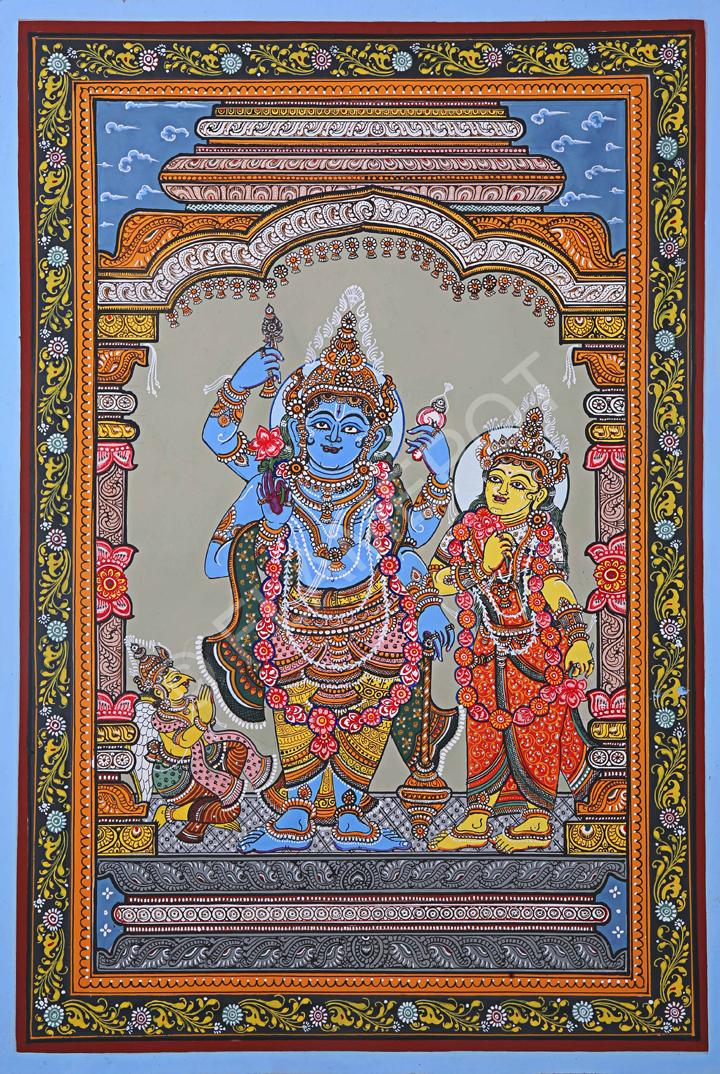 Lakshmi Narayan <br> <span class="tsize">(18 X 12 in)</span>