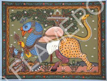 Nav Gunjar - Nine Animals <br> <span class="tsize">(15 X 19.5 in)</span>