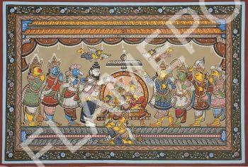 Ram Rajyabhishek <br> <span class="tsize">(18 X 12 in)</span>