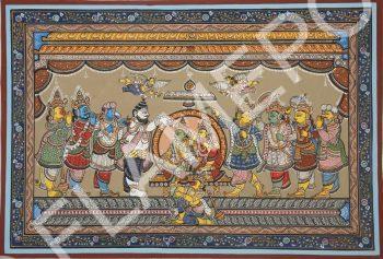 Ram Rajyabhishek <br> <span class="tsize">(18 X 12 in)</span>