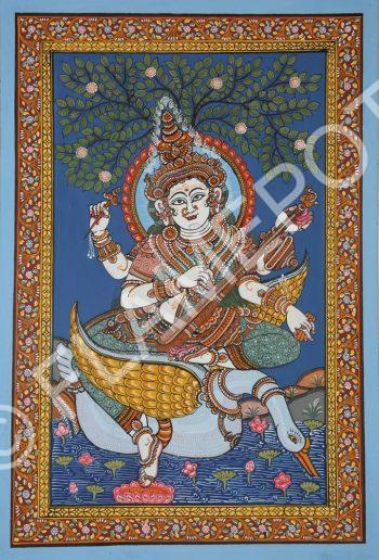 Saraswati <br> <span class="tsize">(18 X 12 in)</span>
