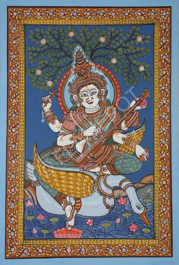 Saraswati <br> <span class="tsize">(18 X 12 in)</span>