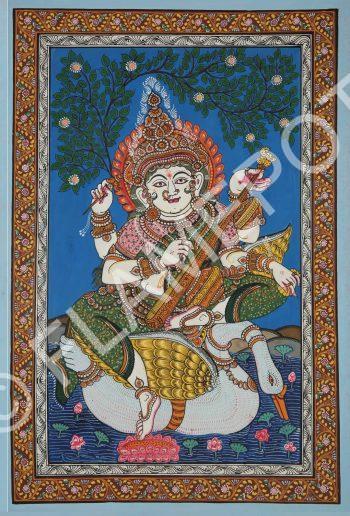 Saraswati <br> <span class="tsize">(18 X 12 in)</span>