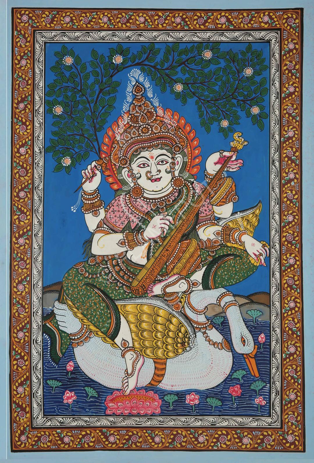 Saraswati <br> <span class="tsize">(18 X 12 in)</span>