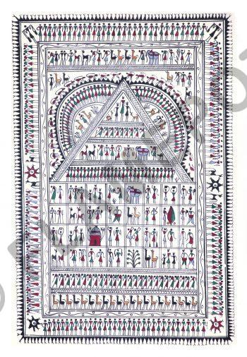 Village Life <br> <span class="tsize">(18 X 12 in)</span>