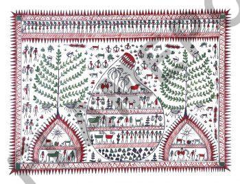 Village Life <br> <span class="tsize">(15 X 20 in)</span>