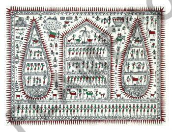 Village Life <br> <span class="tsize">(15 X 20 in)</span>