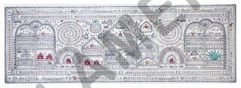 Village Life <br> <span class="tsize">(14 X 42 in)</span>