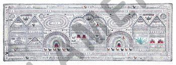 Village Life <br> <span class="tsize">(14 X 42 in)</span>