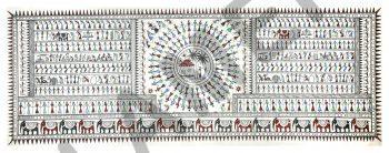 Village Life <br> <span class="tsize">(14 X 42 in)</span>