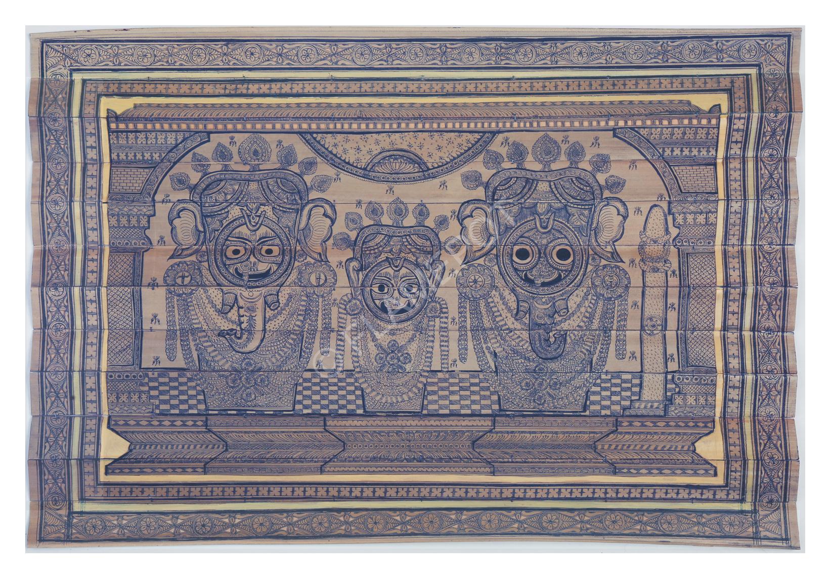 Jagannath, Subhadra, Balbhadra <br> <span class="tsize">(14 X 20 in)</span>