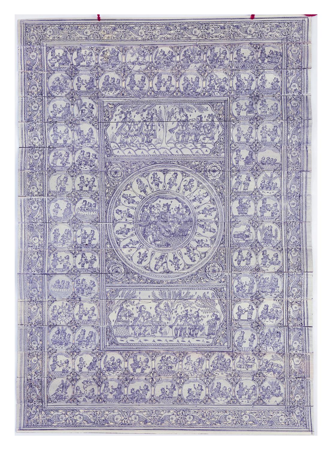 Ram Charit - Story of Lord Ram <br> <span class="tsize">(19 X 14 in)</span>